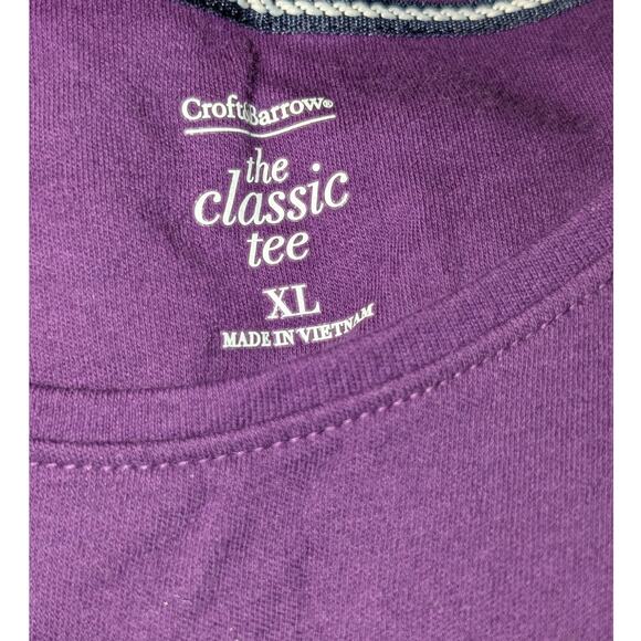 Lot of Six Pink Tan Brown Purple Blue Tee Shirts - Picture 5 of 11